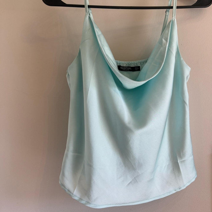 Nasty Gal Teal Tank Top