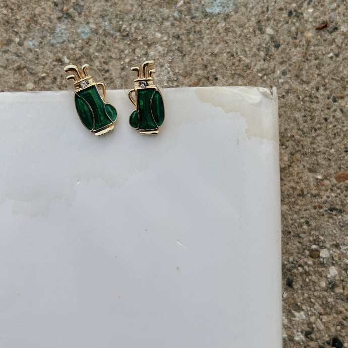 Thrifted Golf Earrings