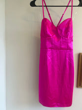 Load image into Gallery viewer, Hot Pink Lace Back Dress
