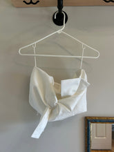 Load image into Gallery viewer, Thrifted Strapless Bow Top
