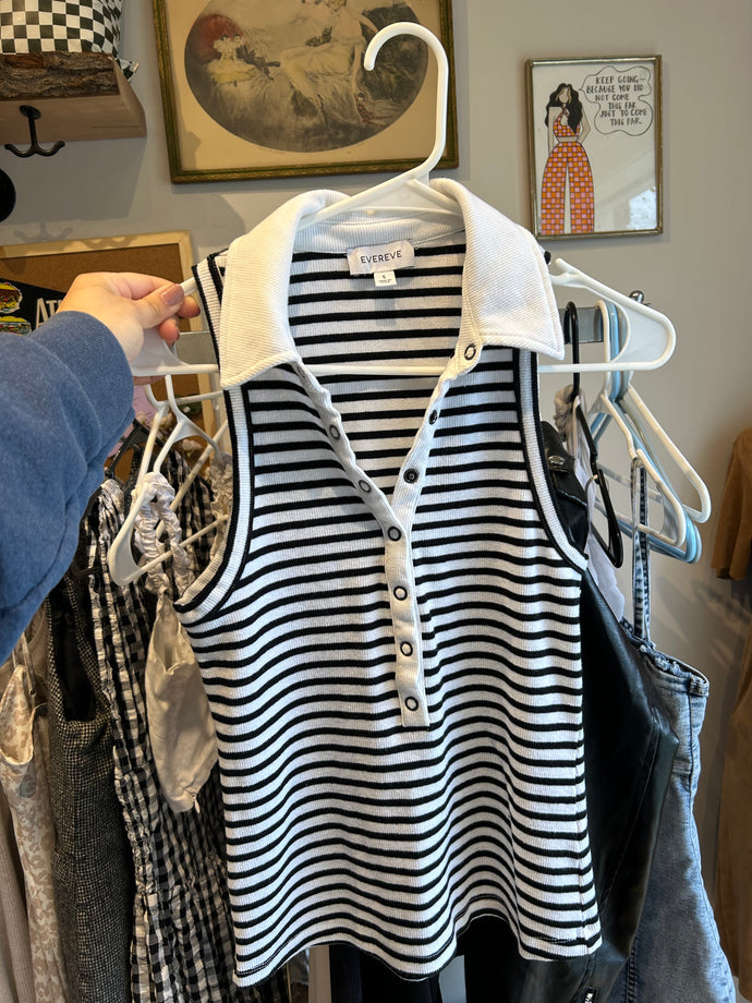 Thrifted EVEREVE Striped Top
