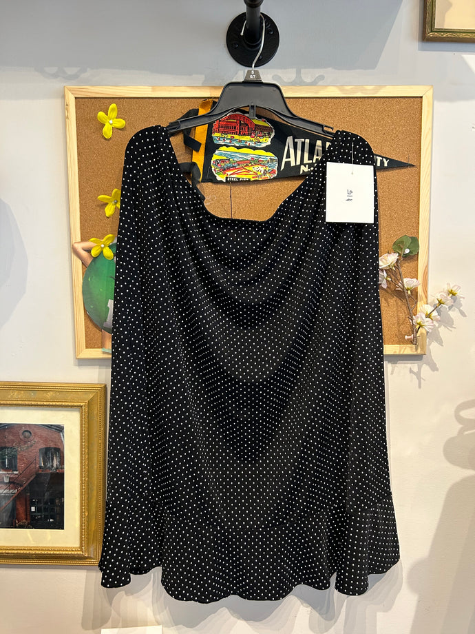 Vintage Midi Polka Dot Skirt
