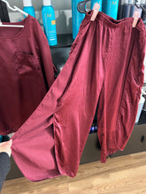 Load image into Gallery viewer, XL Red Satin Top and Pant Set
